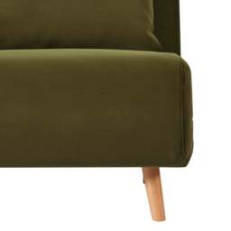 DUSK Seattle Single Click Clack Sofa Bed - Muted Moss - thumbnail 6