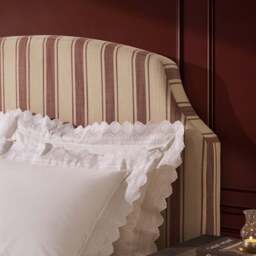 DUSK Surrey Bed Frame - Raspberry Stripe - Double - thumbnail 4