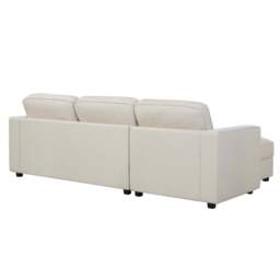DUSK Soho Left Hand Storage Chaise Sofa - Beige - thumbnail 6