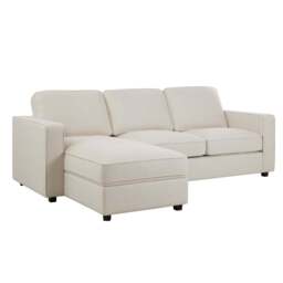 DUSK Soho Left Hand Storage Chaise Sofa - Beige - thumbnail 5