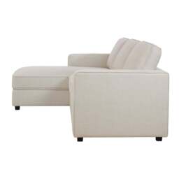 DUSK Soho Left Hand Storage Chaise Sofa - Beige - thumbnail 4