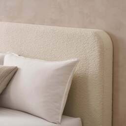Ascot Ottoman Storage Bed - Off White - Super King - thumbnail 2