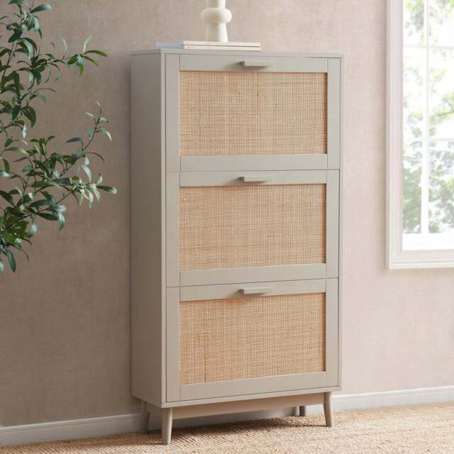 DUSK Isla Shoe Cabinet - Taupe - image 1