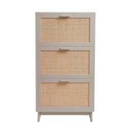 DUSK Isla Shoe Cabinet - Taupe - thumbnail 2