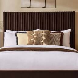 DUSK Melrose Ottoman Storage Bed - Cappuccino - Double - thumbnail 6