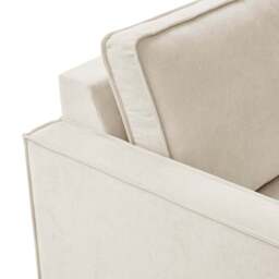 DUSK Brooklyn Slim Arm Left Hand Large L-Shape - Chenille Ivory - thumbnail 7