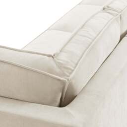 DUSK Brooklyn Slim Arm Left Hand Large L-Shape - Chenille Ivory - thumbnail 5