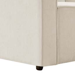 DUSK Brooklyn Slim Arm Left Hand Large L-Shape - Chenille Ivory - thumbnail 8
