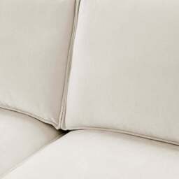 DUSK Brooklyn Slim Arm Left Hand Large L-Shape - Chenille Ivory - thumbnail 9