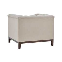 DUSK Chesterfield Armchair - Stone - thumbnail 6