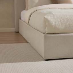 DUSK Ascot Ottoman Storage Bed - Natural - Double - thumbnail 5