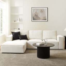 DUSK Brooklyn 3 Seater Sofa - Ivory - thumbnail 1