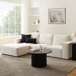 DUSK Brooklyn 3 Seater Sofa - Ivory - thumbnail 5