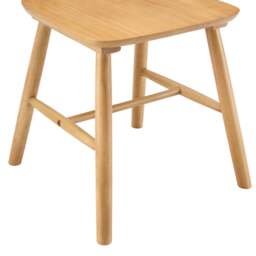 DUSK Harley Set of 2 Dining Chairs - Light Wood - thumbnail 6
