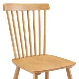 DUSK Harley Set of 2 Dining Chairs - Light Wood - thumbnail 7