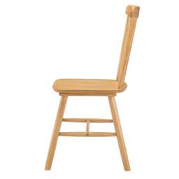 DUSK Harley Set of 2 Dining Chairs - Light Wood - thumbnail 4