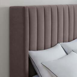 DUSK Madison Ottoman Storage Bed - Taupe - Super King - thumbnail 8