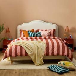 DUSK Wiltshire Bed Frame - Cream Linen - King Size - thumbnail 2