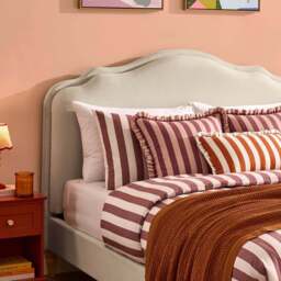 DUSK Wiltshire Bed Frame - Cream Linen - King Size - thumbnail 7