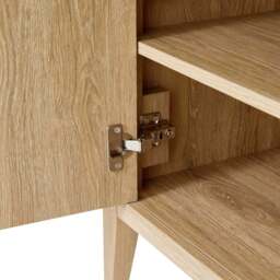 DUSK Nell 3 Door Sideboard with Drawers - Light Wood - thumbnail 8