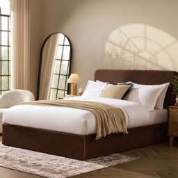 DUSK Ascot Ottoman Storage Bed - Cappuccino - Super King - thumbnail 3