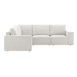 DUSK Brooklyn Left Hand Corner Sofa - Ivory - thumbnail 3