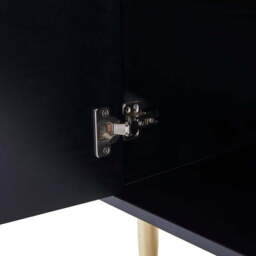 DUSK Evie 3 Door Sideboard - Black - thumbnail 6