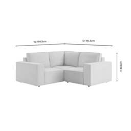 DUSK Brooklyn Small Corner Sofa - Cappuccino - thumbnail 7