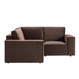 DUSK Brooklyn Small Corner Sofa - Cappuccino - thumbnail 4