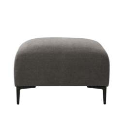 DUSK Malibu Pouffe - Chenille Ash Grey - thumbnail 3