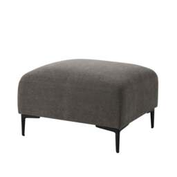 DUSK Malibu Pouffe - Chenille Ash Grey - thumbnail 4