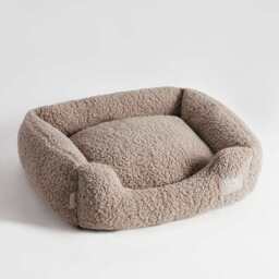 DUSK Teddy Basket Dog Bed - Taupe - Small - thumbnail 7