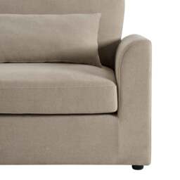 DUSK Miami Right Hand Large L-Shape Sofa - Chenille Oatmeal - thumbnail 7