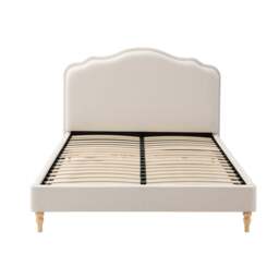 DUSK Wiltshire Bed Frame - Cream Linen - Double - thumbnail 9