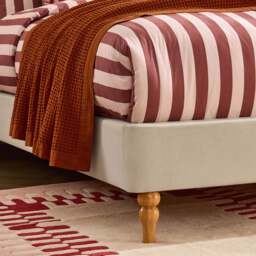 DUSK Wiltshire Bed Frame - Cream Linen - Double - thumbnail 8