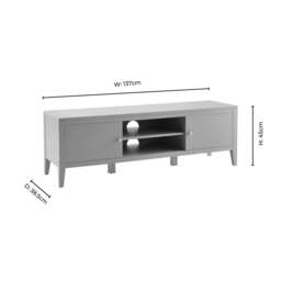 "DUSK Poppy Tv Unit for TVs up to 55"" - Taupe" - thumbnail 7
