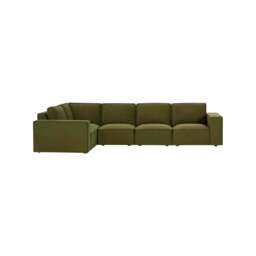 DUSK Brooklyn Large Left Hand L-Shape Sofa  - Muted Moss - thumbnail 5