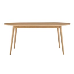 DUSK Heidi Solid Oak Oval 4-6 Seater Dining Table - Natural - thumbnail 7