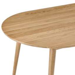 DUSK Heidi Solid Oak Oval 4-6 Seater Dining Table - Natural - thumbnail 8