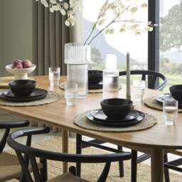DUSK Heidi Solid Oak Oval 4-6 Seater Dining Table - Natural - thumbnail 3