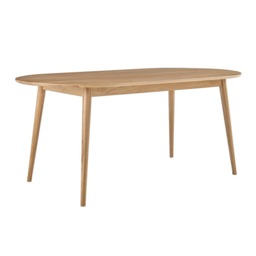 DUSK Heidi Solid Oak Oval 4-6 Seater Dining Table - Natural - thumbnail 9