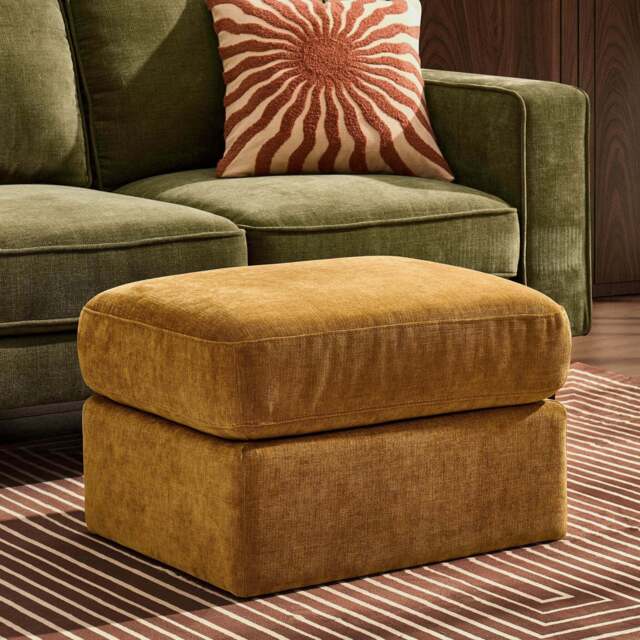 DUSK Small Seville Compact Pouffe - Golden Haze - image 1