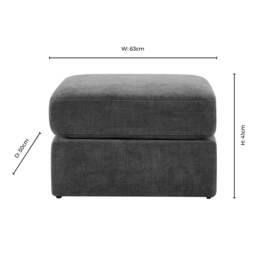 DUSK Small Seville Compact Pouffe - Golden Haze - thumbnail 8