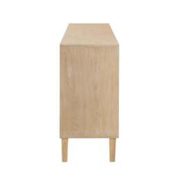 DUSK Amaya Ash 4 Door Sideboard - Light Wood - thumbnail 6