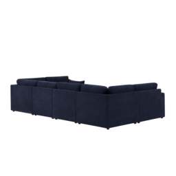 DUSK Miami U Shape Sofa - Chenille Navy - thumbnail 6