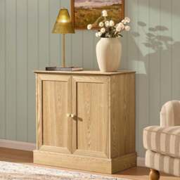 DUSK Ruby 2 Door Sideboard - Light Wood - thumbnail 2