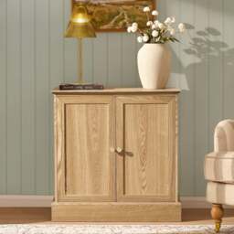 DUSK Ruby 2 Door Sideboard - Light Wood - thumbnail 1