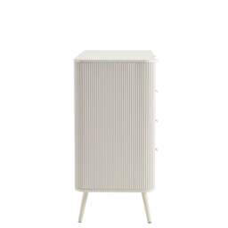 DUSK Hattie 5 Drawer Chest - Warm White - thumbnail 4