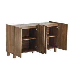 DUSK Avalon 4 Door Sideboard - Medium Wood - thumbnail 4