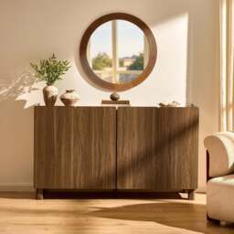 DUSK Avalon 4 Door Sideboard - Medium Wood - thumbnail 2